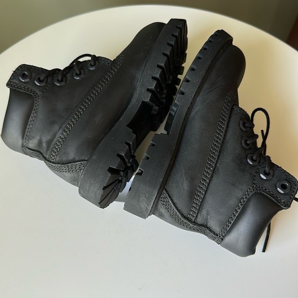 Timberland Classic 5 Eye Lace Up Boots Leather Waterproof Primaloft Toddler 7 - Picture 6 of 12